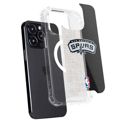 NBA San Antonio Spurs Canvas iPhone 16 Pro MagSafe Case